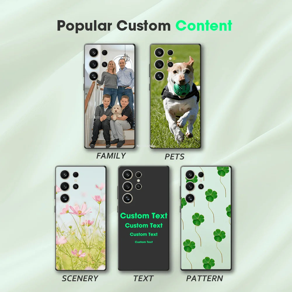 Funda Personalizada Samsung Galaxy con Tu Foto | Silicona Premium